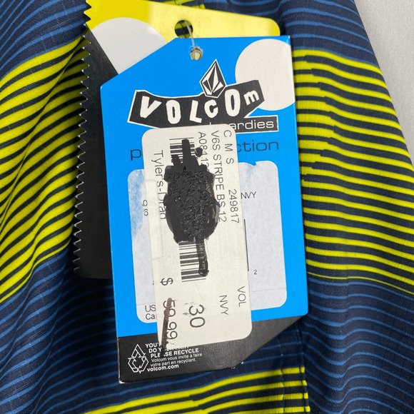 Volcom V6S Stripe Men’s Board Shorts Size 30 - Picture 8 of 9